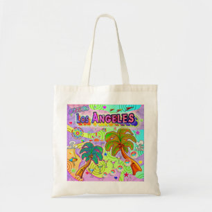 I LOVE Los Angeles Vacation Target Tote Bag
