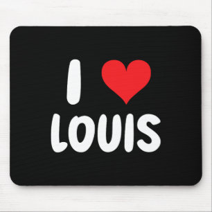 I Love Louis - Heart - Name Mouse Pad