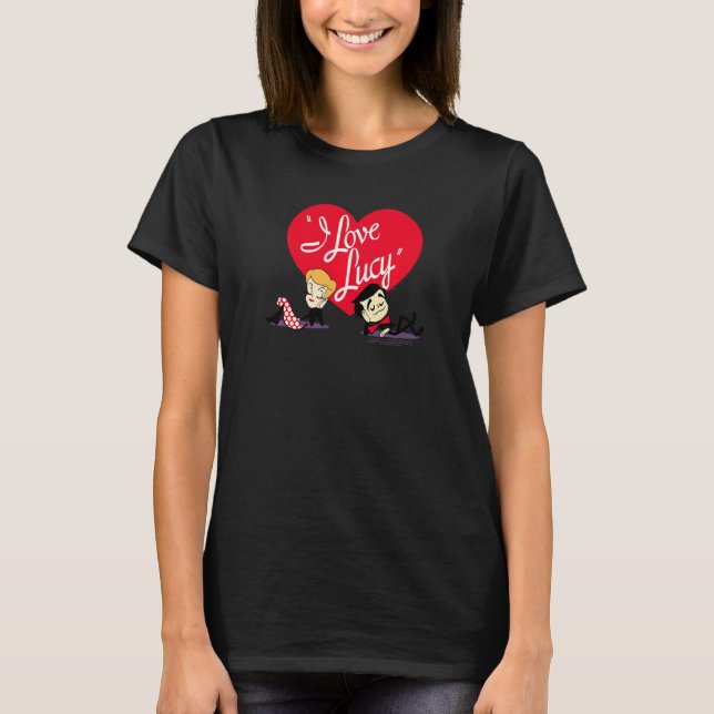 I Love Lucy Content T-Shirt (Front)