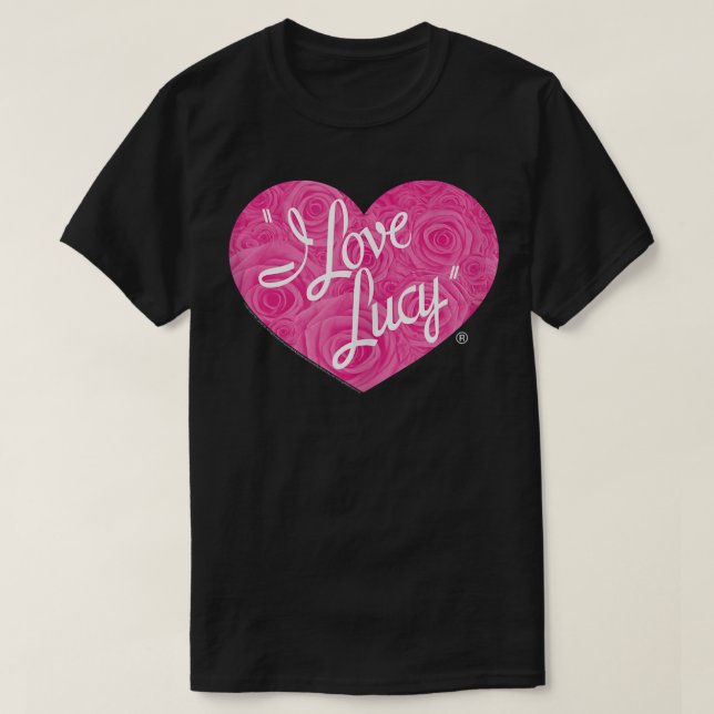 I Love Lucy Floral Logo Tank Top (Design Front)