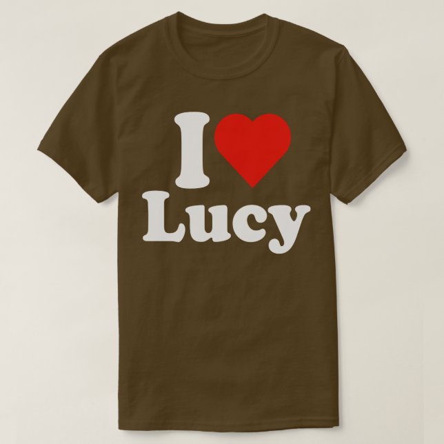 I love Lucy Lucille Love Tee 1 (Design Front)