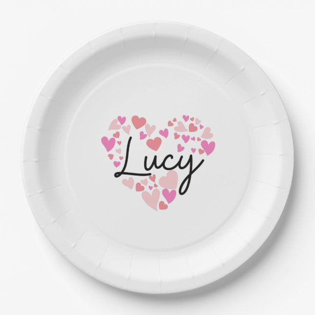 I love Lucy Paper Plate (Front)