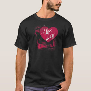 I Love Lucy Spray Paint Heart T-Shirt