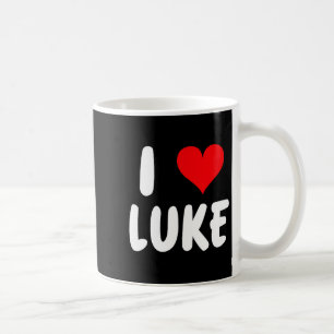 I Love Luke - Heart - Name Coffee Mug