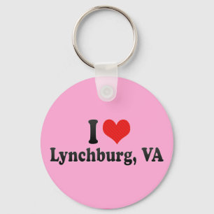 I Love Lynchburg, VA Key Ring