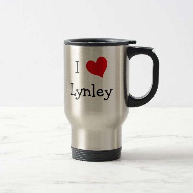 I Love Lynley Travel Mug (Right)