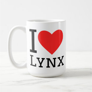 I love lynx  coffee mug