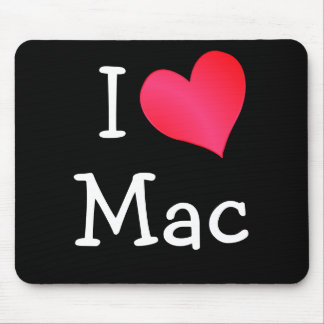 I Love Mac Mouse Pad