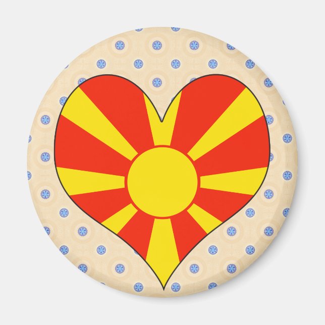 I Love Macedonia Magnet (Front)