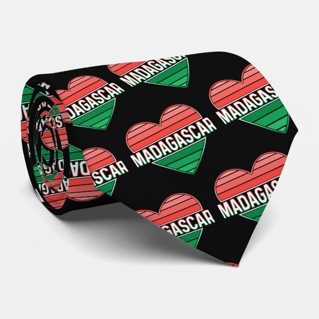 I Love Madagascar, Malagasy Heart Tie (Rolled)