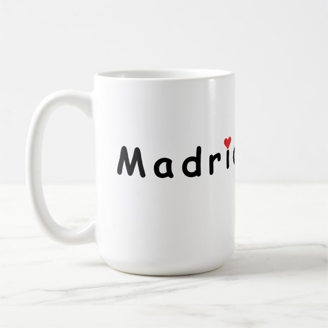 I love Madrid Coffee Mug (Left)