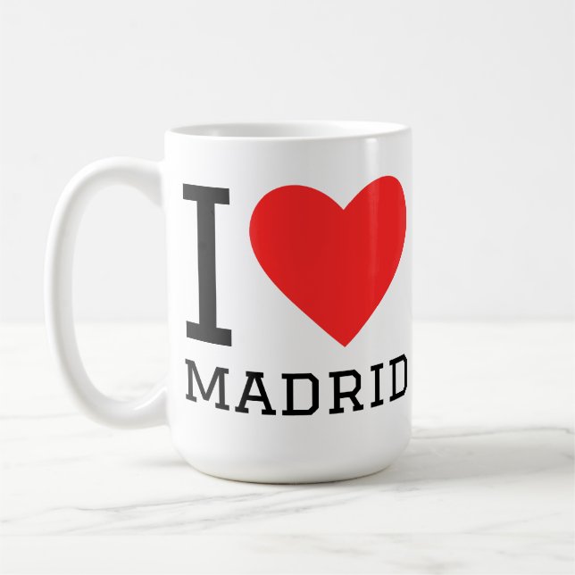 I love madrid coffee mug (Left)