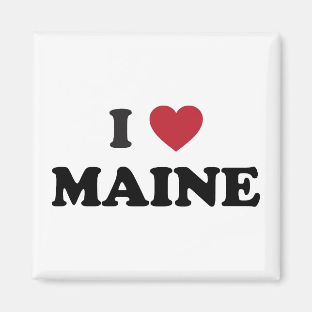 I Love Maine Magnet (Front)