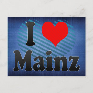 I Love Mainz, Germany Postcard