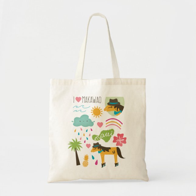 "I Love Makawao" Bag (Front)