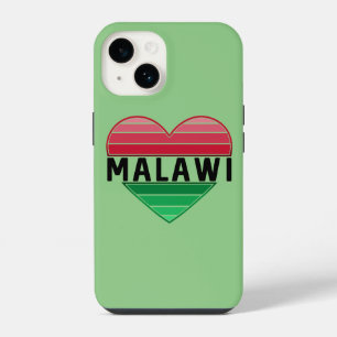 I Love Malawi, Malawian Heart iPhone 14 Case