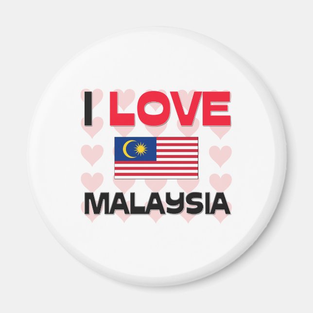 I Love Malaysia Magnet (Front)