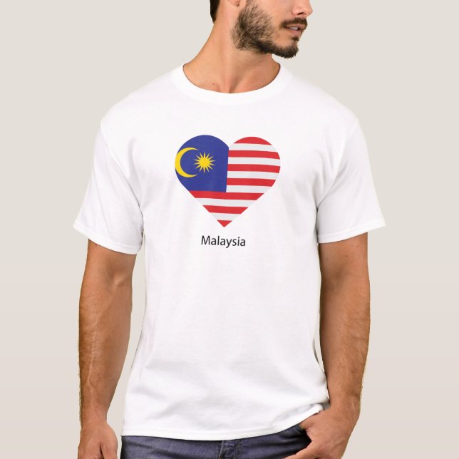 I Love Malaysia T-Shirt (Front)