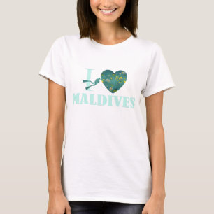 I Love Maldives T-Shirt