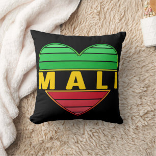 I Love Mali, Malian Heart Cushion