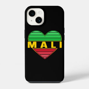 I Love Mali, Malian Heart iPhone 14 Case
