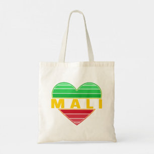 I Love Mali, Malian Heart Tote Bag