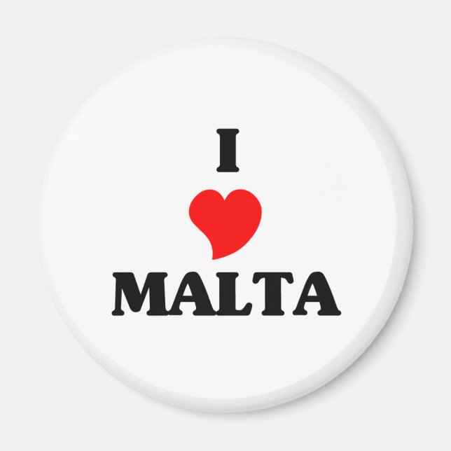 I Love Malta Magnet (Front)
