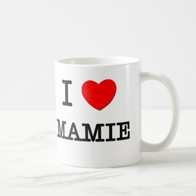 I Love Mamie Coffee Mug (Right)