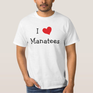 I Love Manatees T-Shirt