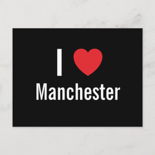 I love Manchester Postcard