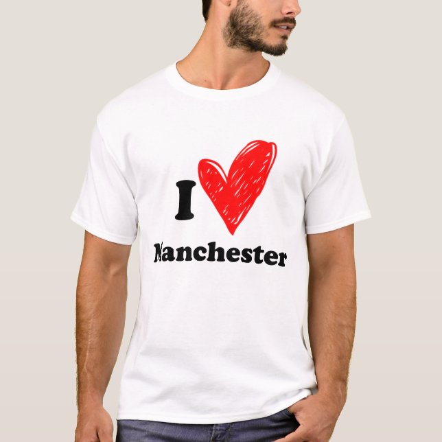 I love Manchester T-Shirt (Front)