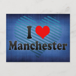 I Love Manchester, United Kingdom Postcard