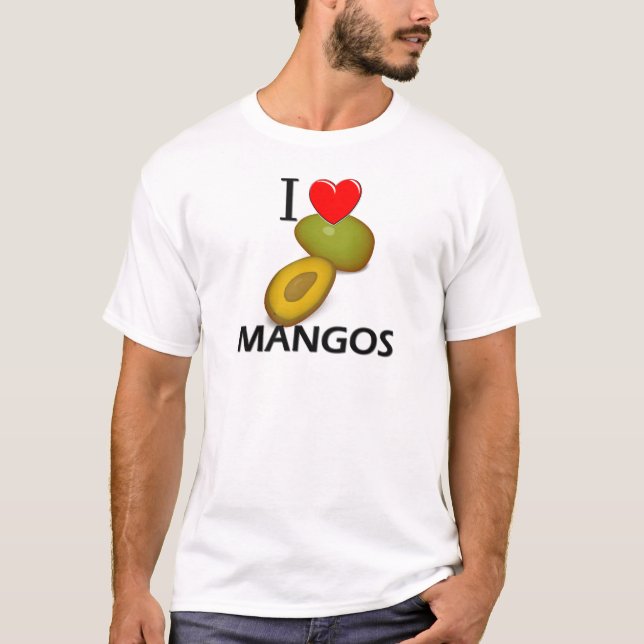 I Love Mangos T-Shirt (Front)