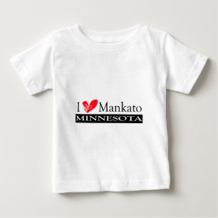 I Love Mankato Minnesota Baby T-Shirt