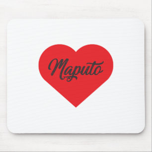 I Love Maputo - Mozambique Mouse Pad