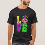 I Love Mardi Gras Funny Dachshund Dog Mask Costume T-Shirt<br><div class="desc">I Love Mardi Gras Funny Dachshund Dog Mask Costume</div>