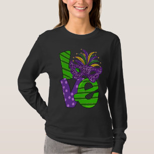 I Love Mardi Gras  Mardi Gras  For Girls T-Shirt