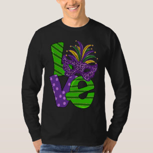 I Love Mardi Gras  Mardi Gras  For Girls T-Shirt