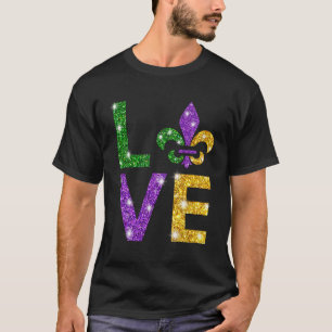 I Love Mardi Gras Mardi Gras Shirt For Girls 