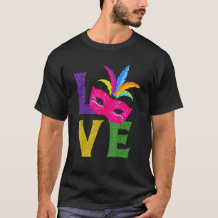 I Love Mardi Gras New Orlean Festival Mardi Gras   T-Shirt