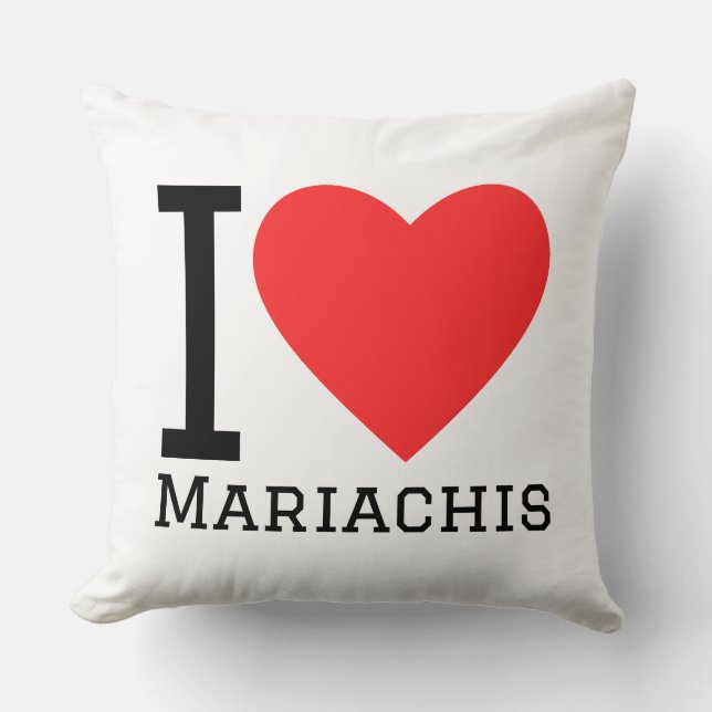I love mariachis cushion (Front)