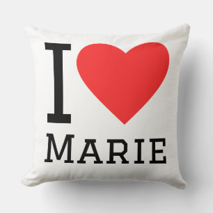 I love Marie  Cushion