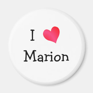 I Love Marion Magnet
