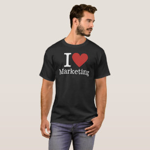 I ❤️ Love Marketing for Employees CUSTOM Men's T-Shirt