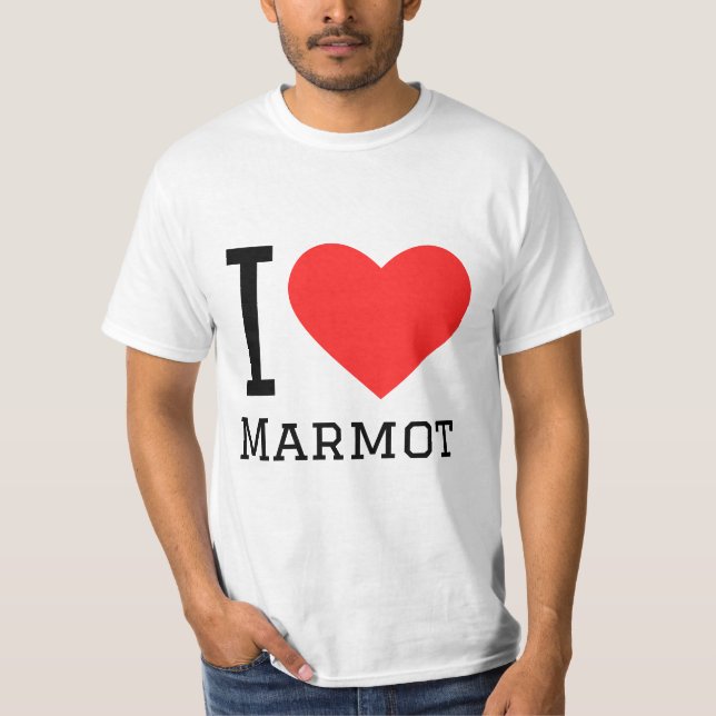 I love marmot  T-Shirt (Front)