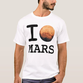 "I love Mars" I love NY style T-Shirt