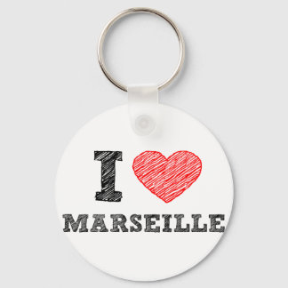 I-love-Marseille Key Ring