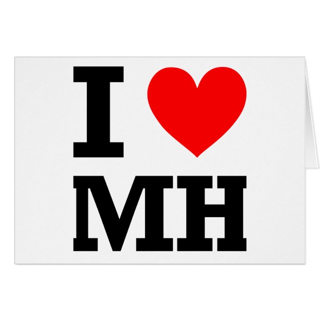 I Love Marshall Islands Design (Front Horizontal)