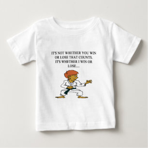 i love martial arts baby T-Shirt