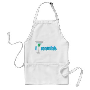 I love Martinis Standard Apron